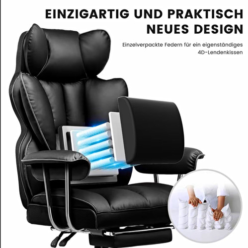Gepolsterter bürodrehstuhl - gepolsterter,